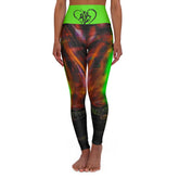 High Waisted  HIP HOP ART Yoga Leggings (AOP)